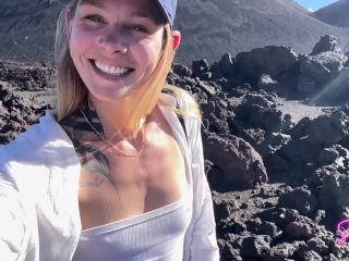 Public Sex - We hiked a volcano and he erupted in my mouth - Sammmnextdoor Date Night #13