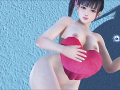 Dead or Alive Xtreme Venus Vacation Koharu Valentine's Day Heart Cushion Pose Nude Mod Fanservice Ap