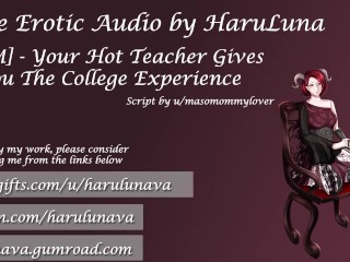 [F4M] Hot Enseignant Vous Donne L’expérience De L’université - Remplissage De Script