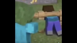 Vast komen te zitten in Minecraft Hope stiefbroer helpt