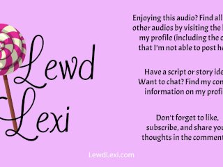 lewd lexi, butt worship, solo female, erotic audio for men