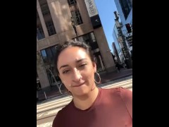 Twitter employee gets fired for doing a Cumwalk in front of Twitter HQ