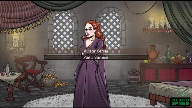 Game of whores ep 21 Sansa sendo Dominada por Cersei