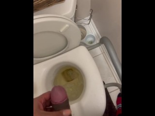 Huge Cock Pissing and Throbbing and Stroking