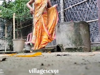 Esposa XXX India Follando Al Aire Libre (video Oficial Por Villagesex91)