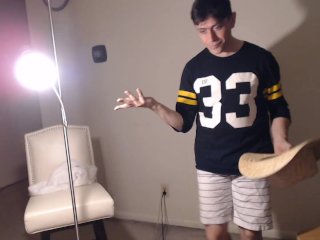 Cowboy MAOLO! From Shorts to Naked & Hard!