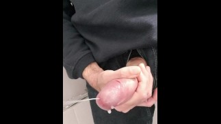 Close up - another piss and cum video POV