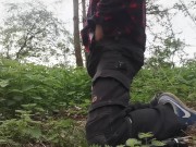 Preview 1 of Cum outside with me, let's fuck in in woods in public for anyone to see