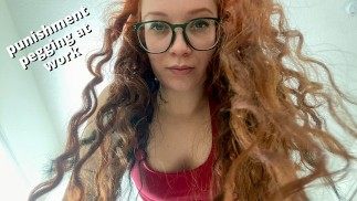 mean coworker pegs you for embarrassing her at work - full video on Veggiebabyy Manyvids