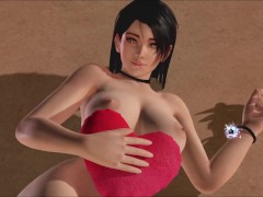 Dead or Alive Xtreme Venus Vacation Momiji Valentine's Day Heart Cushion Pose Nude Mod Fanservice Ap