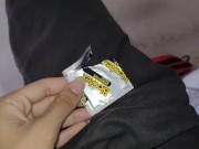 Preview 3 of Open package of a condom, fetish foot WORSHIPED