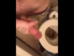 Big White Cock Solo Quickie Before Gym Workout Class