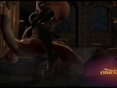 Citor3 3D VR Game ASMR  SFM Dominatrix with Huge Tits and a Huge Ass