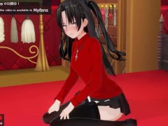 エロアニメ　凛をおもちゃでお仕置き、発情潮吹きセックス　ASMRボイス　イヤホン推奨 - Screenshot 4 of 16 - Animation
