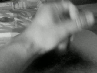 Masturbation of a big dick