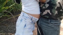Sexo com a  no mato.depois da aula!