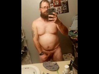 Licking my cum from panties