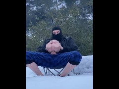 Tight Flesh Light Ride in The Snowy Mountains!
