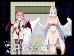 【#57 同人エロゲー アルフィミアの塔(製品版)実況動画】性悪爆乳女神の罵倒パイズリで顔射してしまい・・・(巨乳・爆乳ファンタジー抜きゲー) Hentai game motion anime 2/16