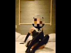 ご主人様、もっとシコシコしてください…❤️ご主人様の命令で見せつけオナニーしちゃう変態ドスケベ男の娘メイド【フェチ】【エプロン】【たまブラ】 - Screenshot 2 of 16 - Maid