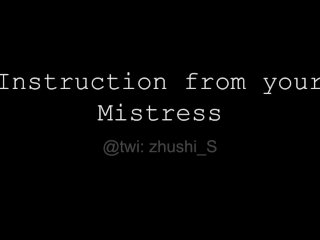 mistress, joi, malesub, masturbation