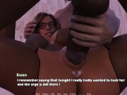 Preview 5 of The Motel Gameplay #29 BBC Bull Fills Her Ass And Womb With His Cum While Husband Watches