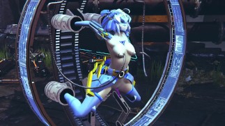 Robot Girl on a Sex Machine | 3D Hentai