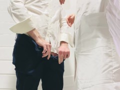 Медсестра помогла клиенту собрать анализ спермы - Screenshot 1 of 16 - Kink
