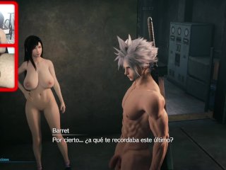 uncensored, final fantasy 7, big tits, big ass