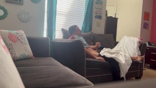 Stepsis Secretly Records Me Jerking Off To Her Videos