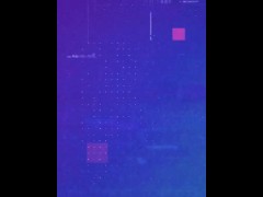 21 Year Old College Girl Rubs Body in her Pink Purple Lace Satin Pajamas