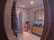 Preview 6 of Norwegian girl masturbating in the shower with a dildo