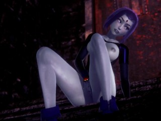 Raven Fingering that Pussy | Teen Titans 3D Porn