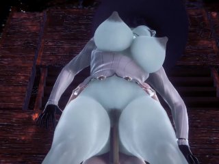 Alcina Dimitrescu spooning on top  Resident Evil Village