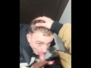 Preview 2 of My straight dog gives me a blowjob in public and cumshot