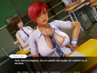 waifu academy, blowjob, juegos sexuales, big ass, hentai visual novel