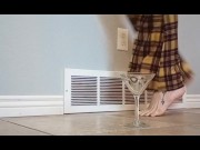 Preview 1 of Fixing you a Glass of your Favorite Drink * Toe dip