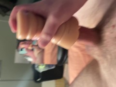 I Fuck A Pocket Pussy Until I Shoot THICK Cumshot