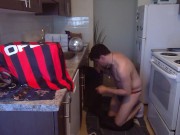 Preview 3 of Uh Oh! Maolo the Plumber Fixes the Leaky Pipes Naked!