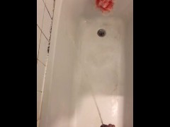 Peeing in Shower