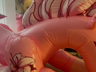 Furry Fucks his Inflatable