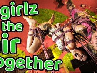 Dirty Dreaz Shibari Fun - Cute Filles Dreadlocks Anuskatzz + Valkyriz Se Faire Ligoter BDSM