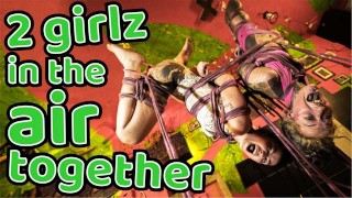 Dirty Dreaz shibari fun - Cute filles dreadlocks Anuskatzz + Valkyriz se faire ligoter BDSM