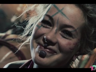 Anuskatzz é Amarrada Em Shibari com Uma Linda Garota Tatuada do Lily Lu Para Brincar De Corda Dirty Dreaz BDSM