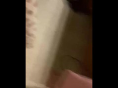 Stroking my cock for you