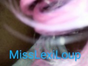 Preview 5 of MissLexiLoup rubbing herself off Missionary butthole fingers ass fucking bottom banging friction 101