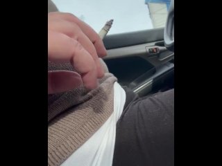 car, squirting orgasm, amateur, vertical video