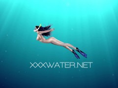 Big tits blonde babe bathing and cumming - Screenshot 1 of 16 - Underwatershow