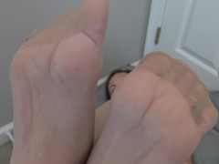 Tan Pantyhose Foot Fetish JOI