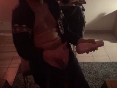 Mastrubating in my Onesie & using a Fleshlight from Lana Rhoades pussy